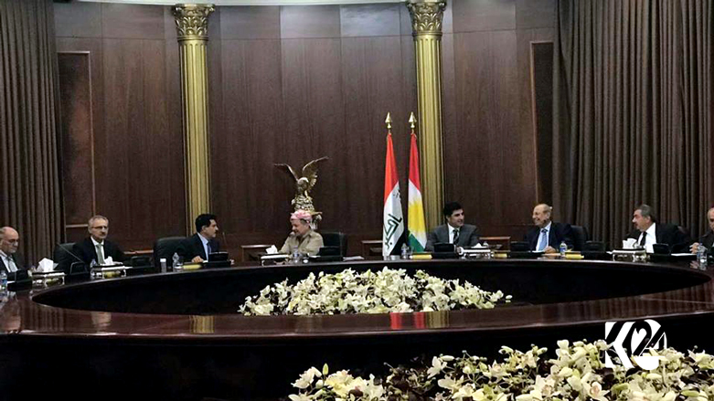 بە سەرۆكایەتی بارزانی ئەنجوومەنی باڵای ریفراندۆم لە كۆبوونەوەدایە